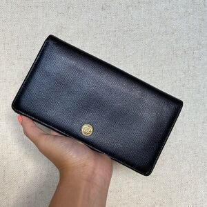 Chanel Black Saffiano Bifold